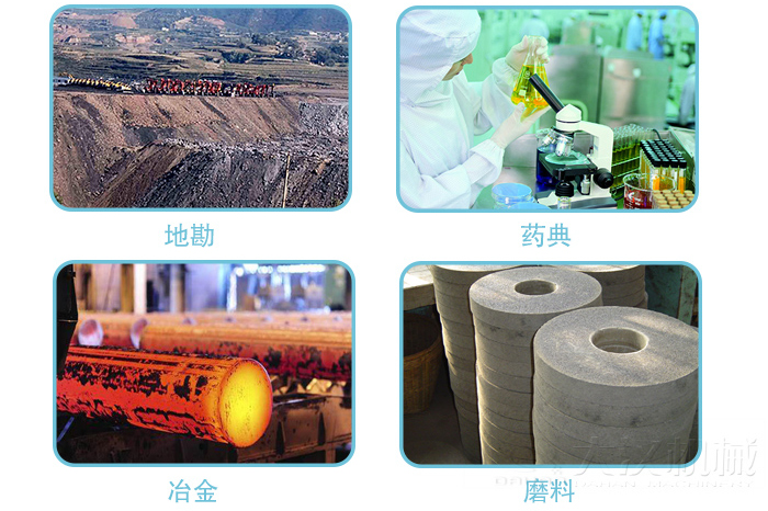適用行業:地堪，冶金，藥典,磨料