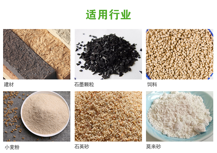 高頻振動(dòng)篩主要用于化工，建材，石墨顆粒，飼料，小麥粉，石英砂，豆?jié){，果汁等各種物料的干法、濕法篩分、分級(jí)、脫水，過濾。